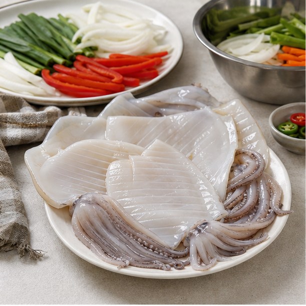 손질 오징어 1kg 상세 이미지 1